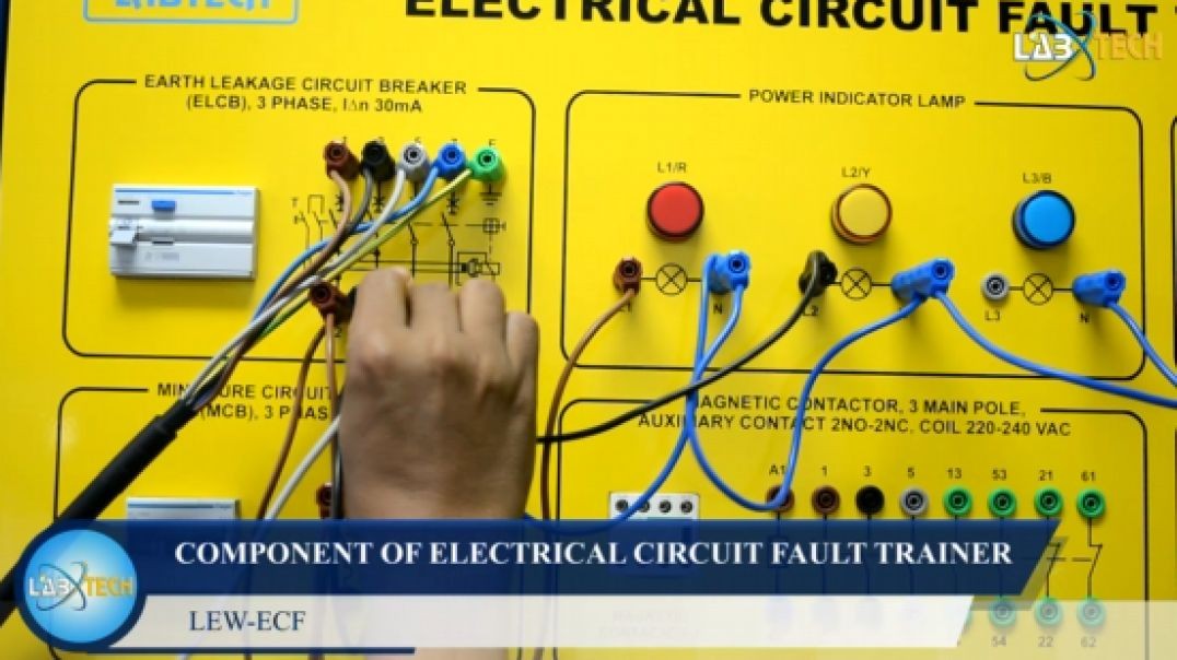 ⁣ELECTRICAL CIRCUIT FAULT TRAINER (LEW-ECF)