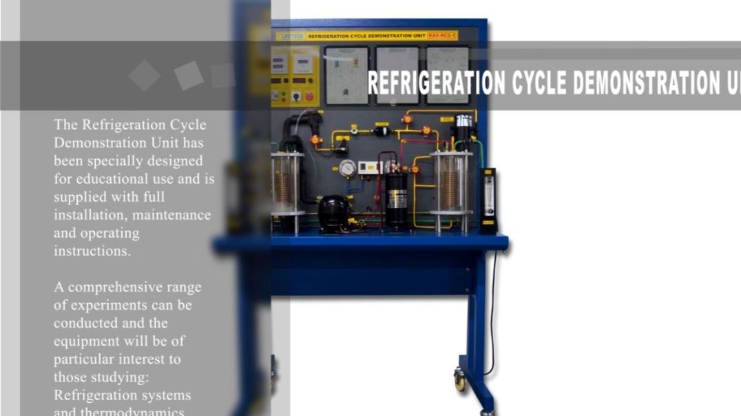 ⁣REFRIGERATION CYCLE DEMONSTRATION UNIT (RAD-RCD-1)