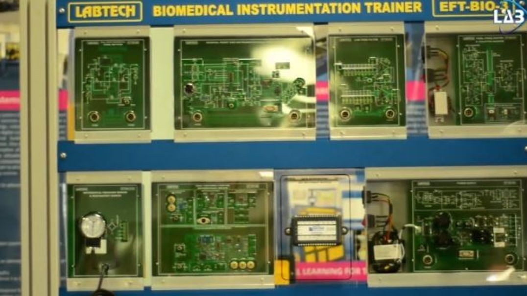 ⁣BIOMEDICAL ELECTRONICS AND INSTRUMENTATION TRAINER (EFT-BIO-3)