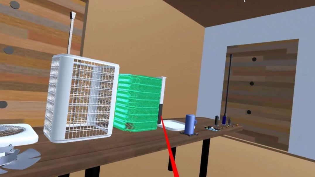 Residential Air Conditioning in Virtual Reality